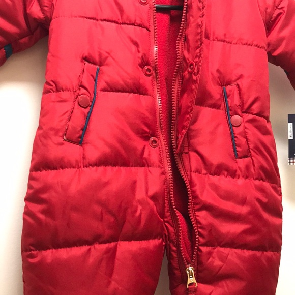 Ben Sherman: Red Snow Suit 6-9months - Picture 5 of 9
